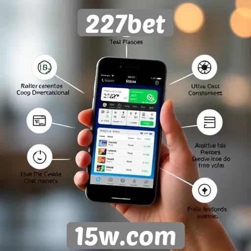 Funcionalidades do aplicativo móvel 227bet